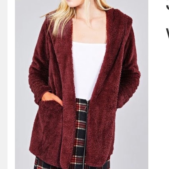 Active USA Jackets & Blazers - ⚡️ Flash sale!! Ladies Furry Hoodie Jacket